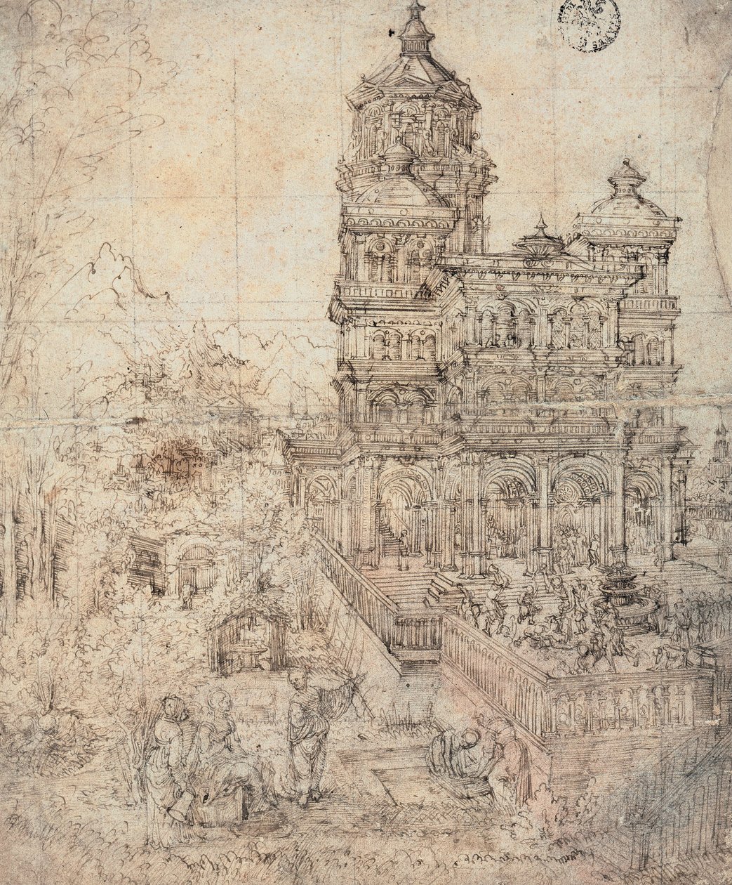Susanna em seu banho, 1526 de Albrecht Altdorfer