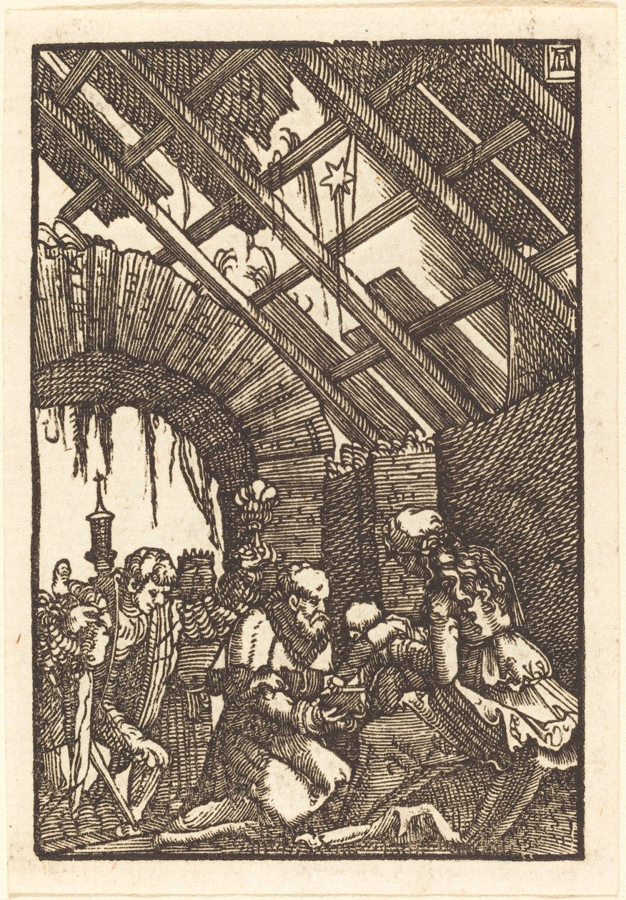 A adoração dos magos de Albrecht Altdorfer