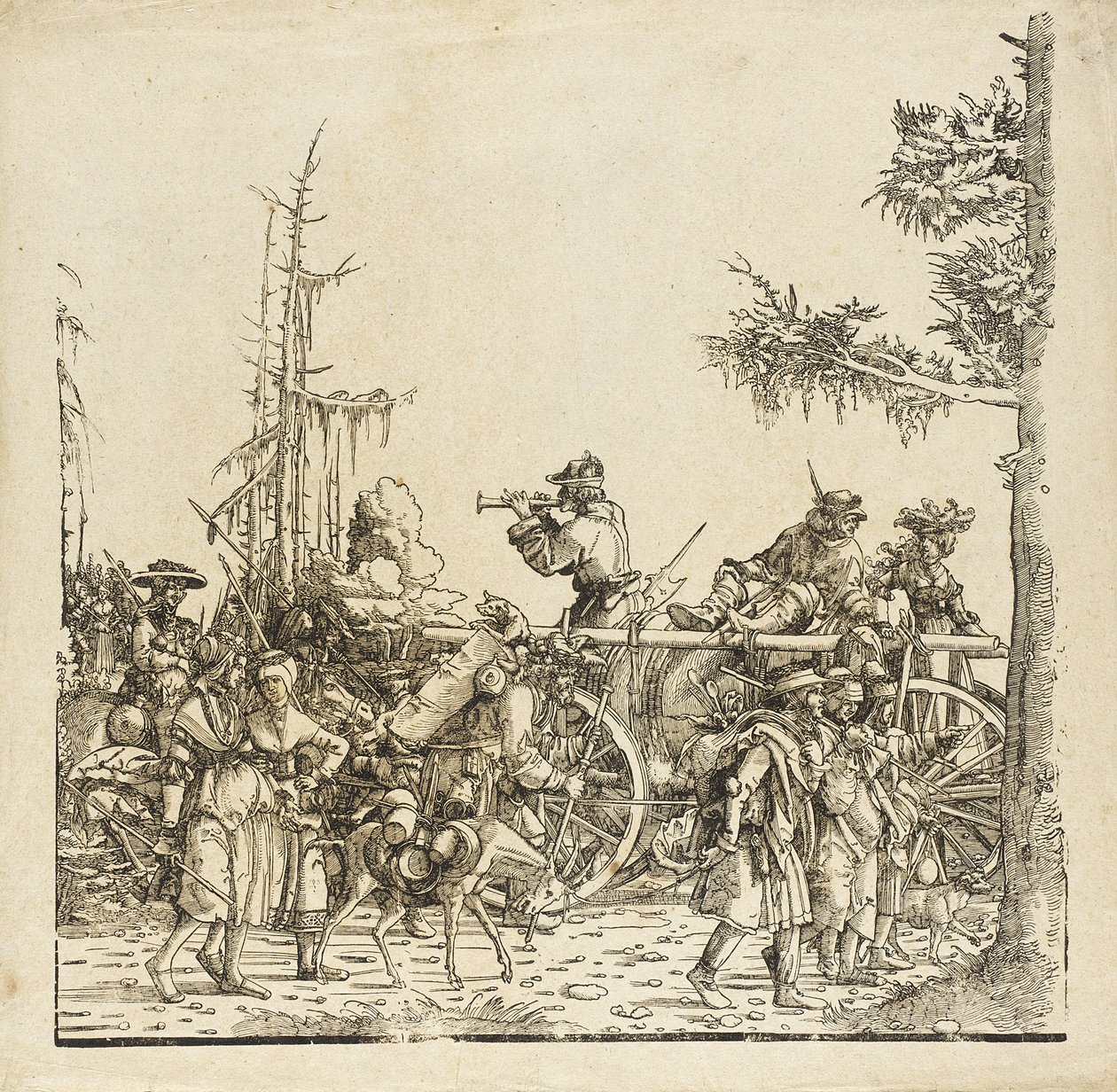 A carroça da bagagem de Albrecht Altdorfer