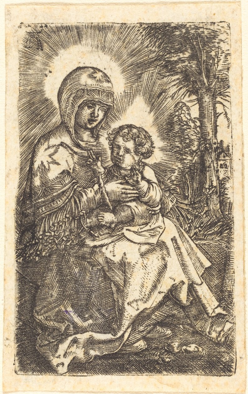 A "Bela Virgem" de Ratisbona numa Paisagem de Albrecht Altdorfer