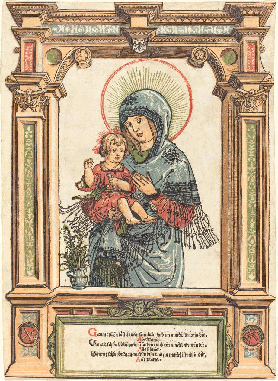 A bela virgem de Regensburg de Albrecht Altdorfer