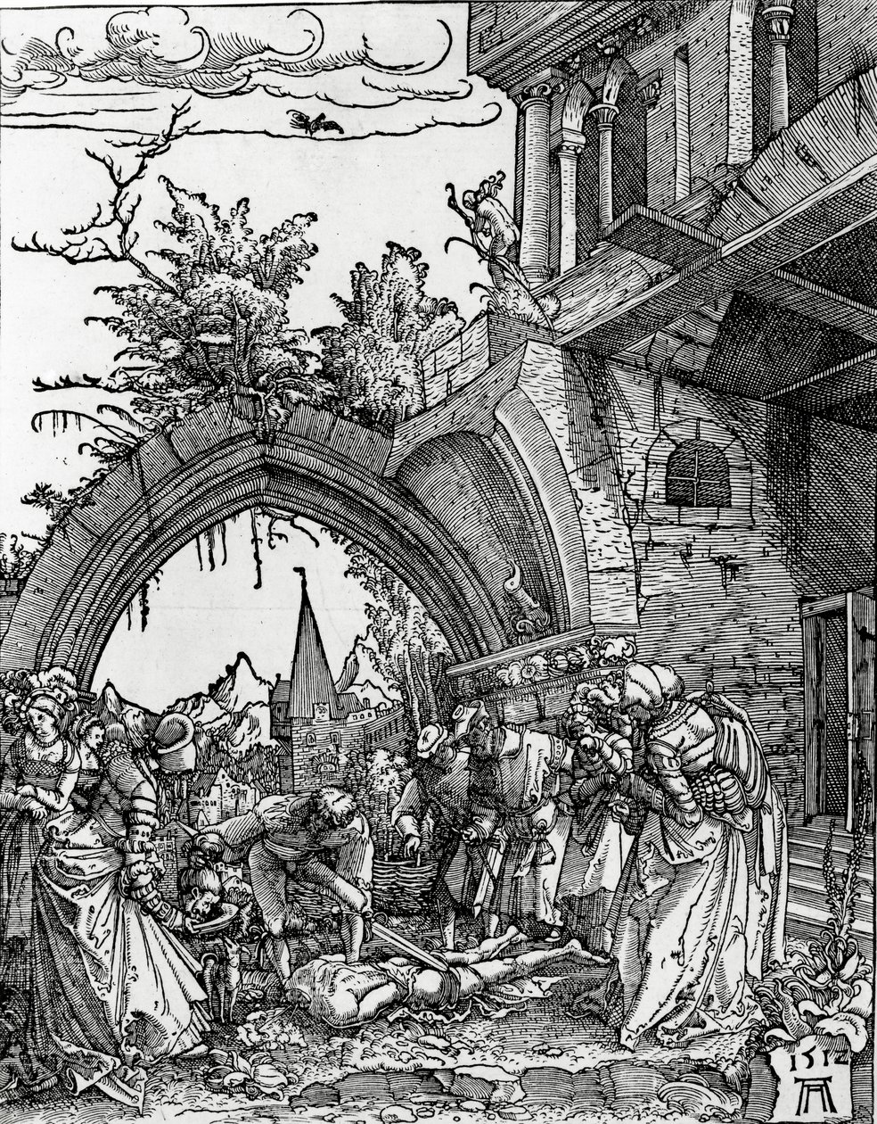 A decapitação de São João Batista de Albrecht Altdorfer