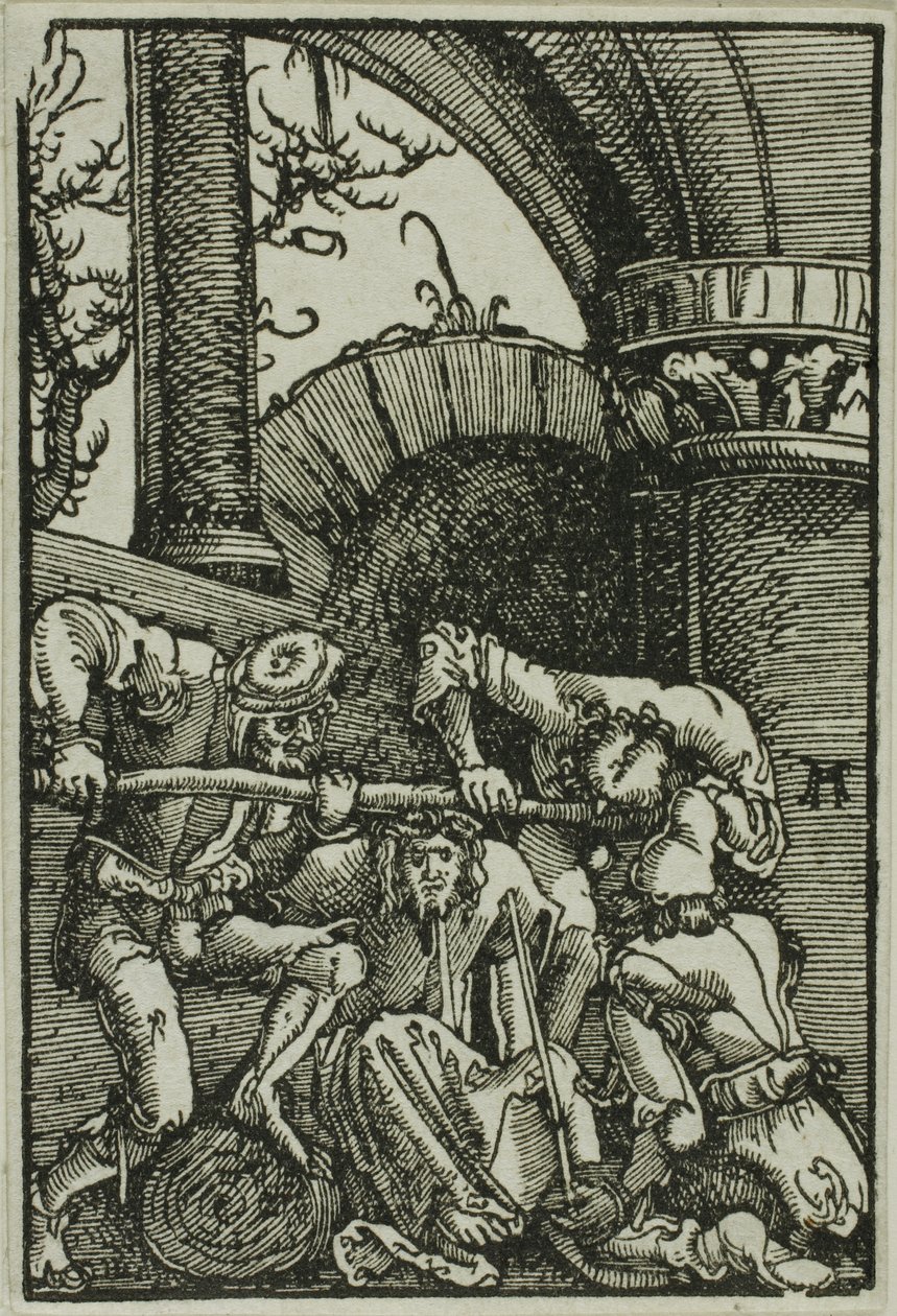 A Coroação de Espinhos, de A Queda e Redenção do Homem de Albrecht Altdorfer