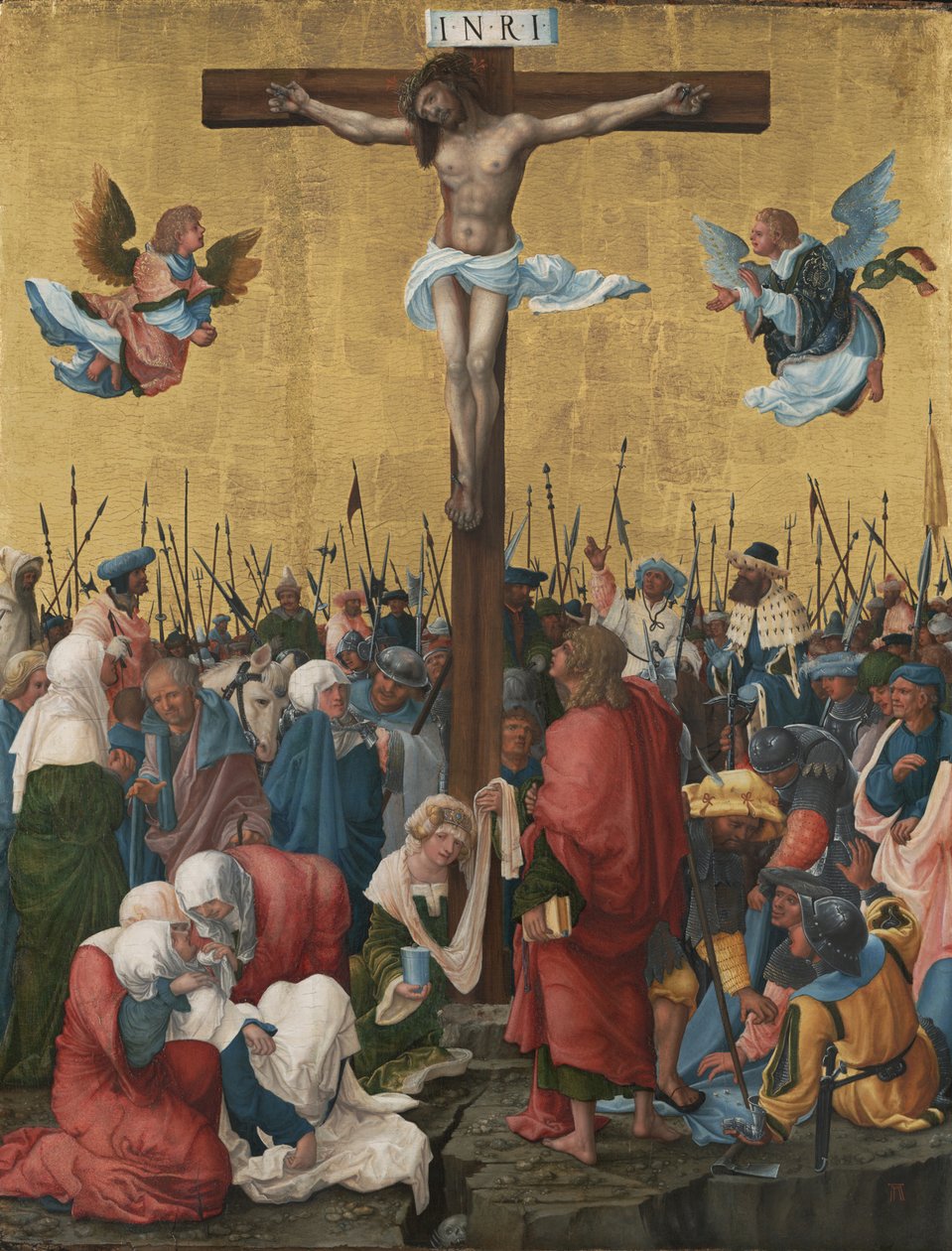 A Crucificação, ca. 1516-1518. de Albrecht Altdorfer