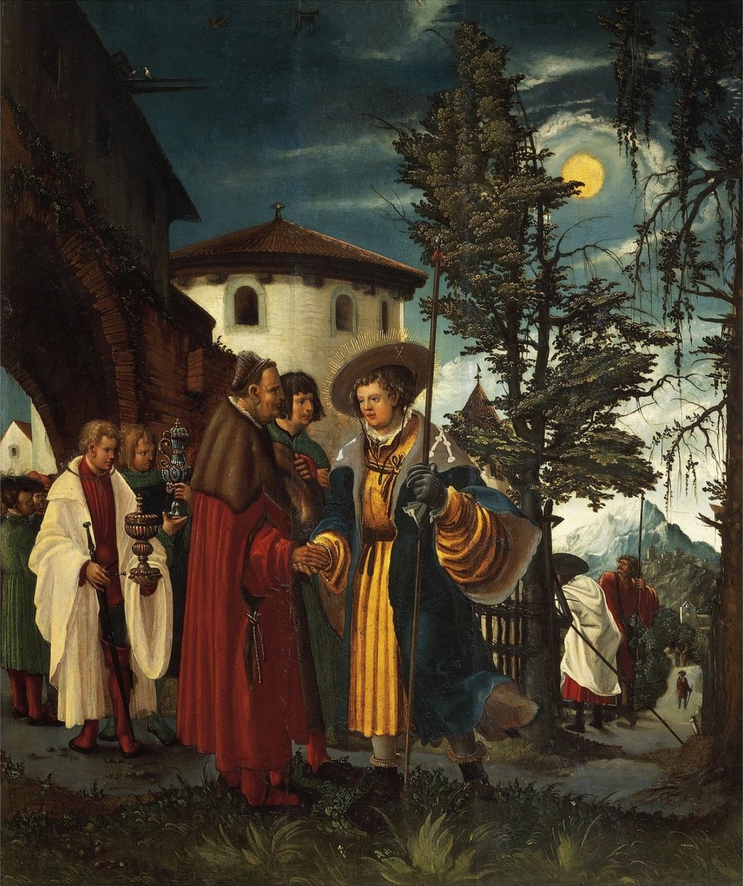 A partida de São Floriano de Albrecht Altdorfer