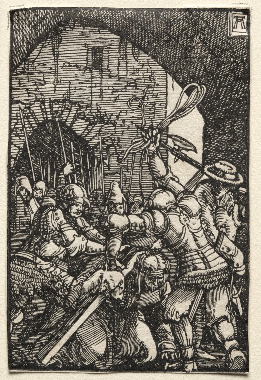 A queda e redenção do homem: Cristo carregando a cruz de Albrecht Altdorfer