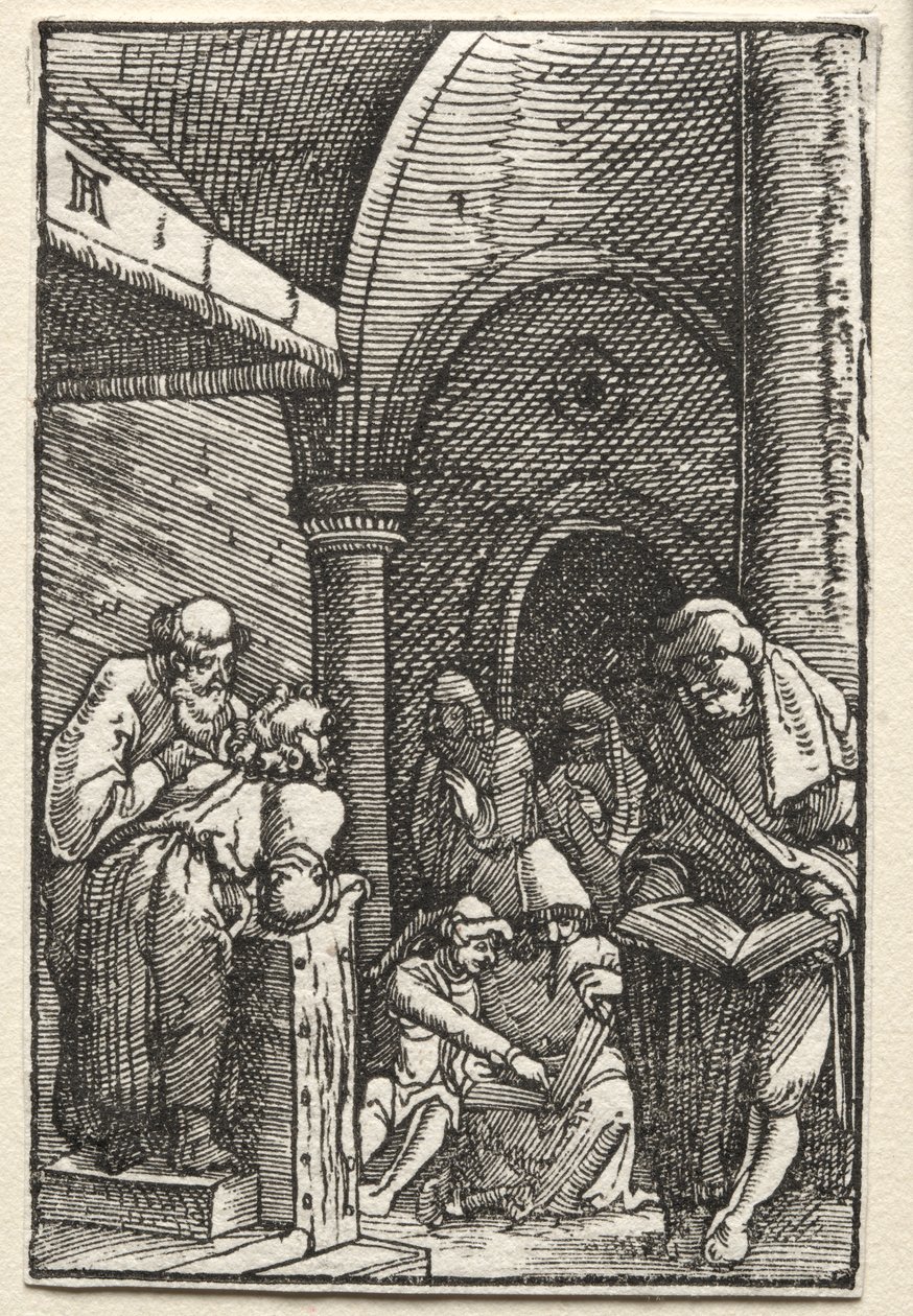 A Queda e Redenção do Homem: Cristo Disputando com os Médicos de Albrecht Altdorfer
