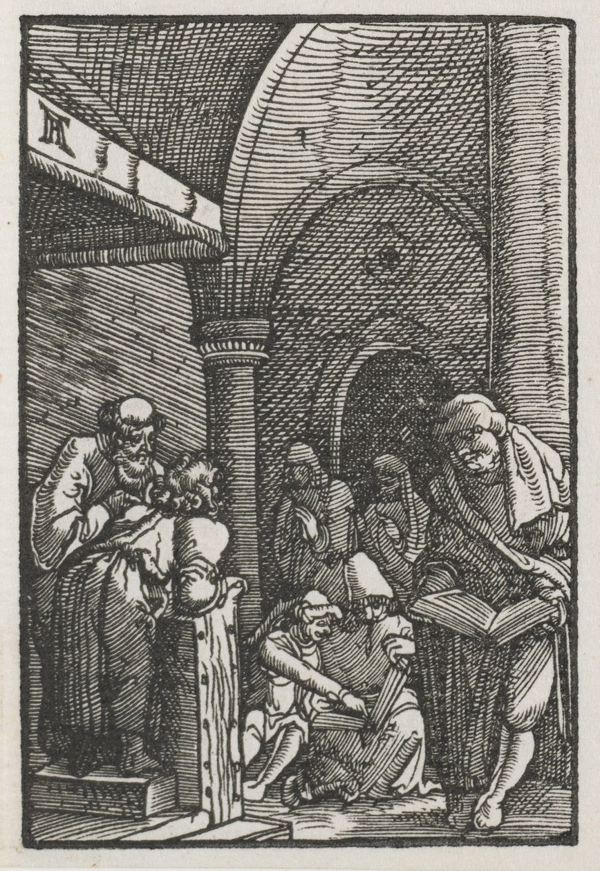 A Queda e Redenção do Homem: Cristo Disputando com os Médicos de Albrecht Altdorfer