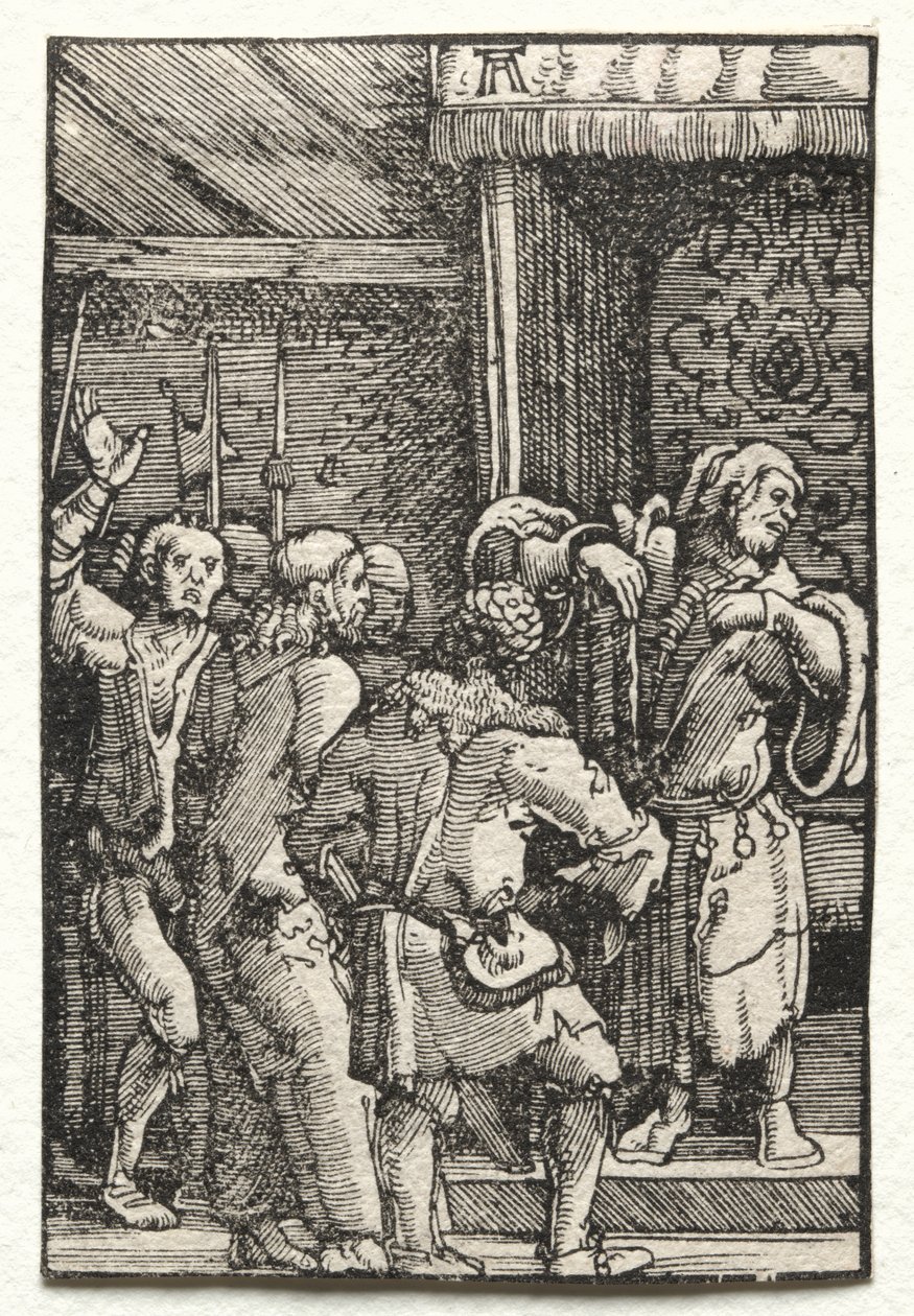 A Queda e Redenção do Homem: Cristo diante de Caifás de Albrecht Altdorfer
