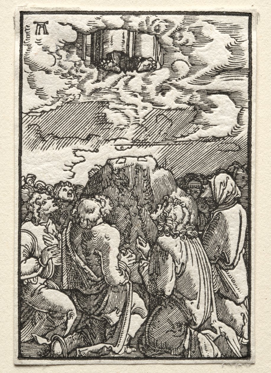 A Queda e Redenção do Homem: A Ascensão, c. 1515 de Albrecht Altdorfer