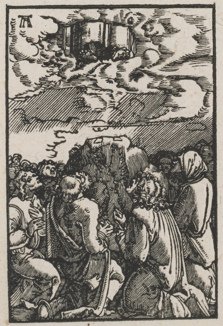 A Queda e Redenção do Homem: A Ascensão, c. 1515 de Albrecht Altdorfer