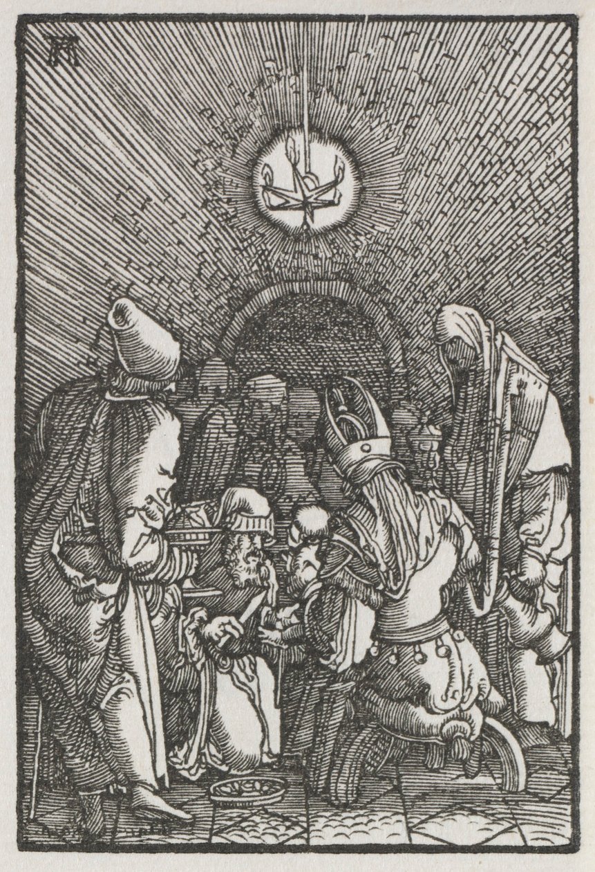 A queda e redenção do homem: a circuncisão, c. 1515 de Albrecht Altdorfer