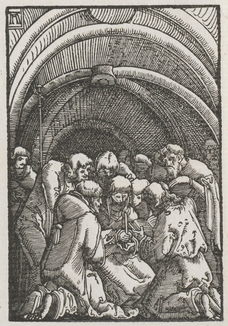 A Queda e Redenção do Homem: A Morte da Virgem, c. 1515 de Albrecht Altdorfer