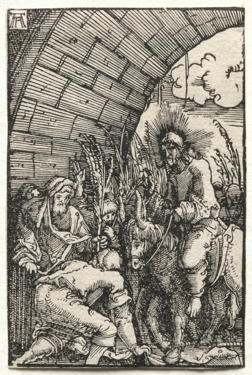 A Queda e Redenção do Homem: A Entrada em Jerusalém, c. 1515 de Albrecht Altdorfer