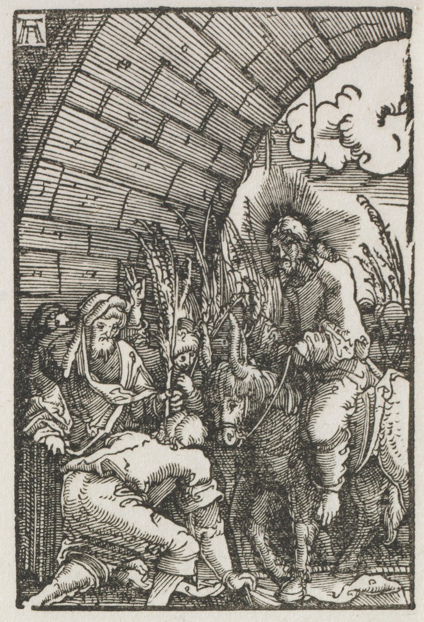 A Queda e Redenção do Homem: A Entrada em Jerusalém, c. 1515 de Albrecht Altdorfer