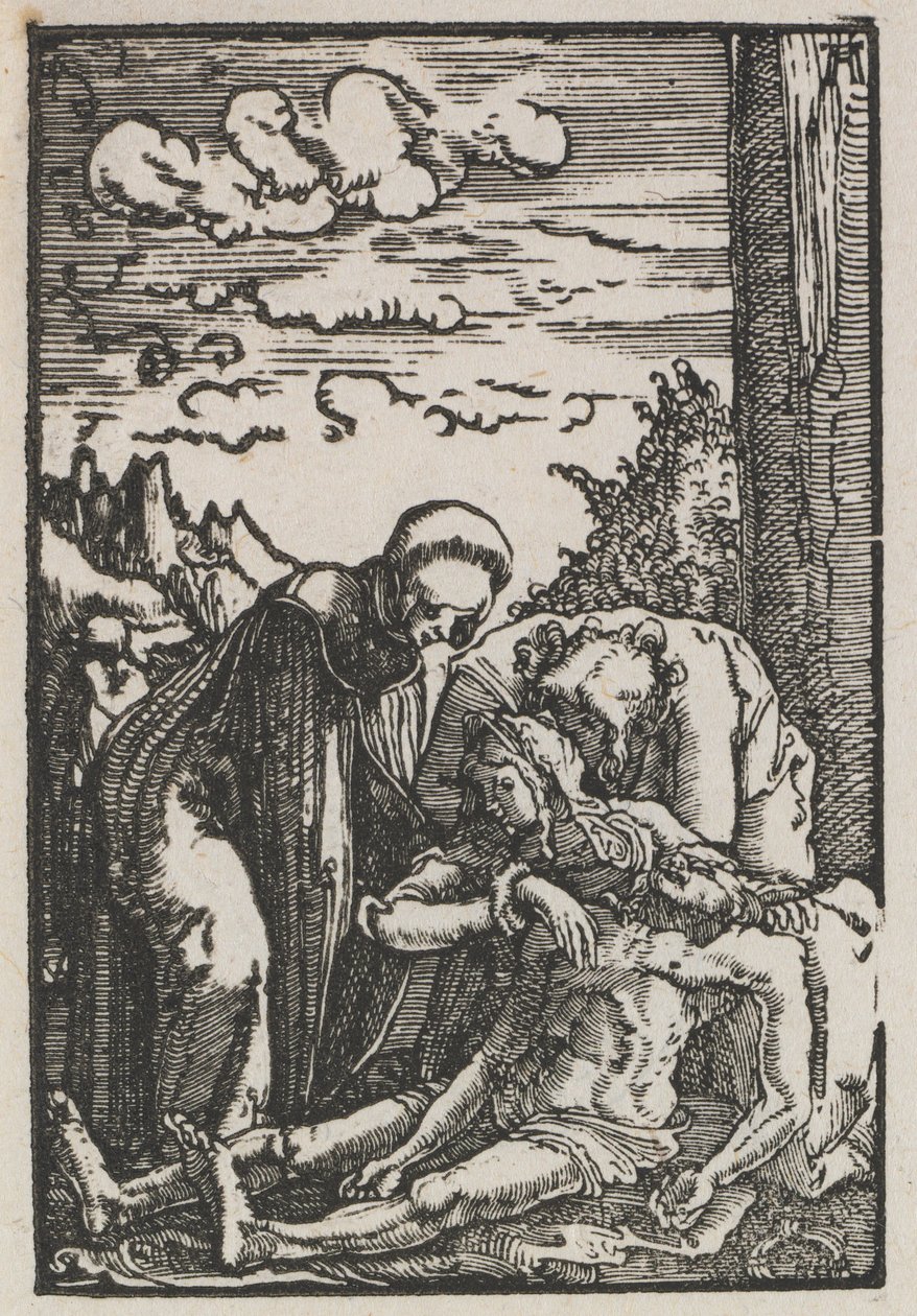 A Queda e Redenção do Homem: A Lamentação sob a Cruz de Albrecht Altdorfer
