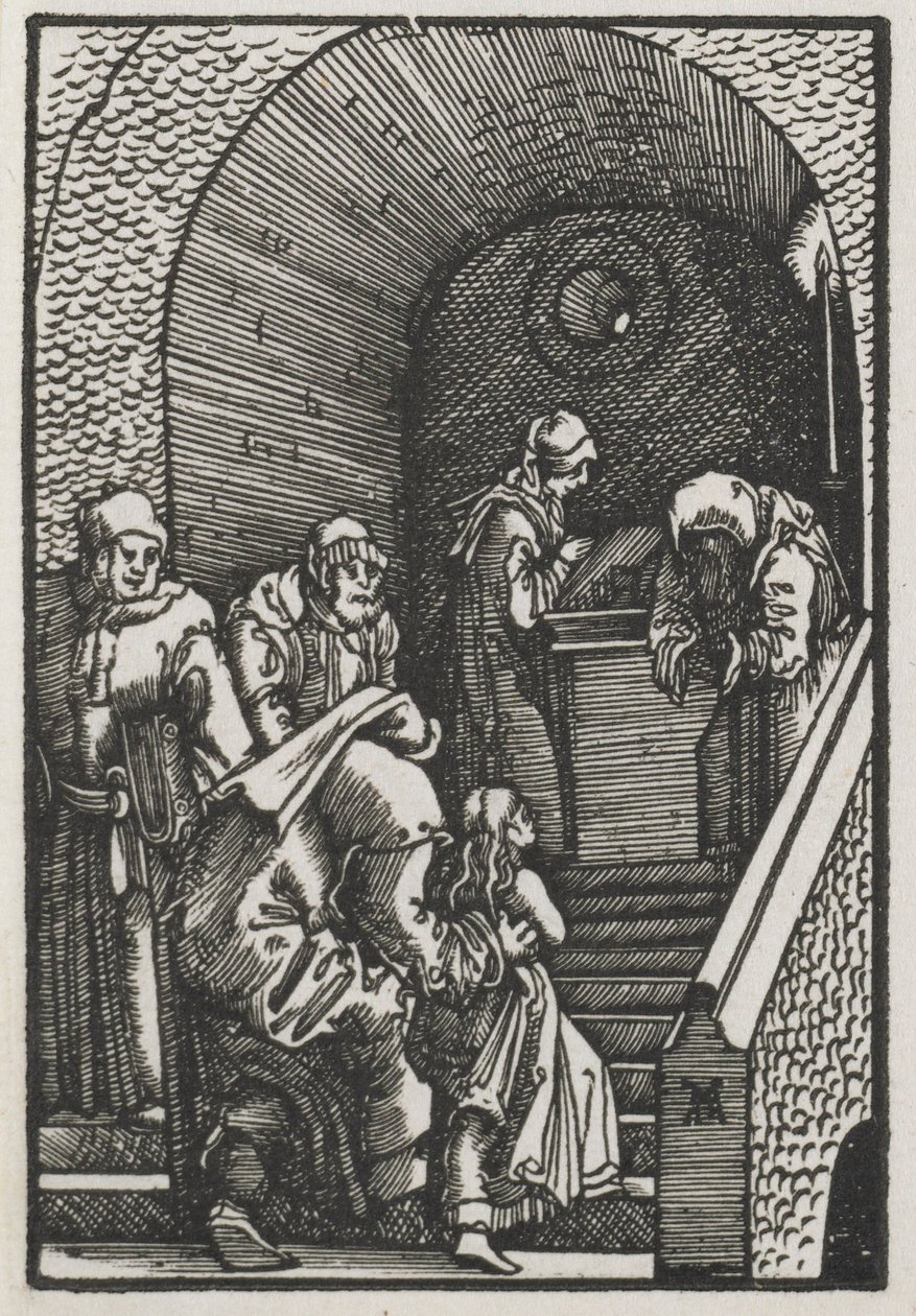 A Queda e Redenção do Homem: A Apresentação da Virgem no Templo, 1515. de Albrecht Altdorfer
