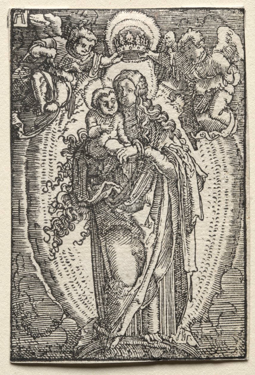 A Queda e Redenção do Homem: A Virgem como Rainha do Céu, c. 1515 de Albrecht Altdorfer