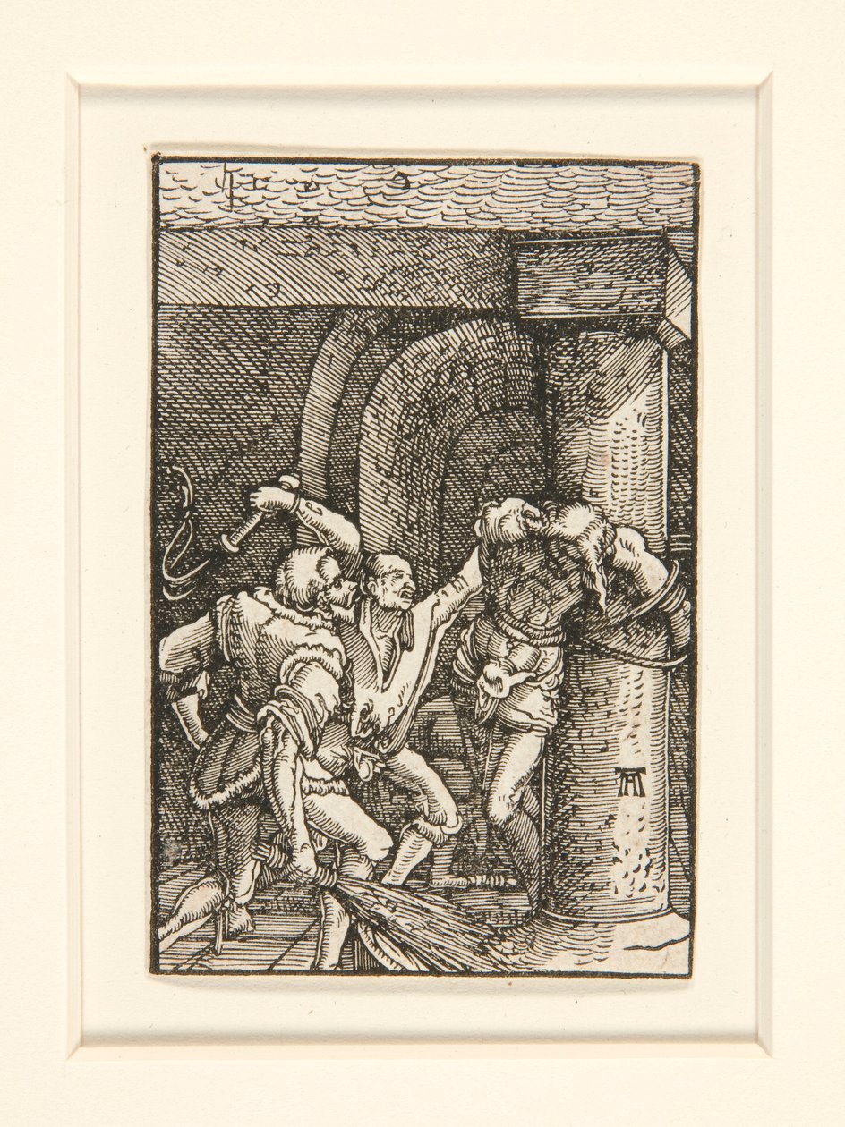 A Flagelação, da série A Queda e a Redenção do Homem de Albrecht Altdorfer
