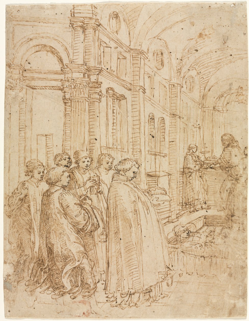 O funeral de Santo Estêvão de Albrecht Altdorfer