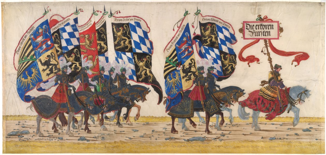 Os príncipes alemães, ca 1515 de Albrecht Altdorfer