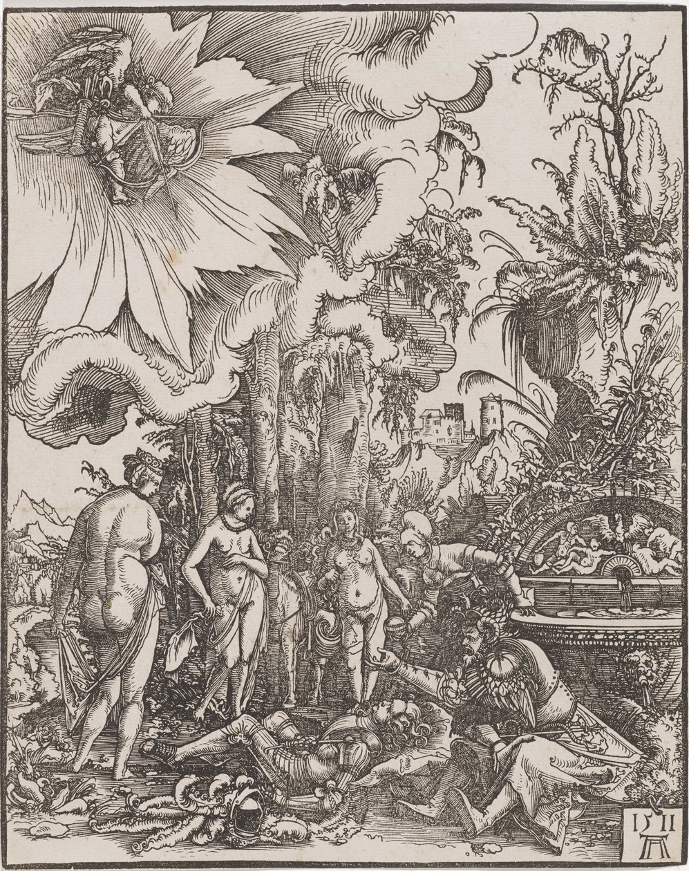 The Judgement of Paris , 1511. de Albrecht Altdorfer