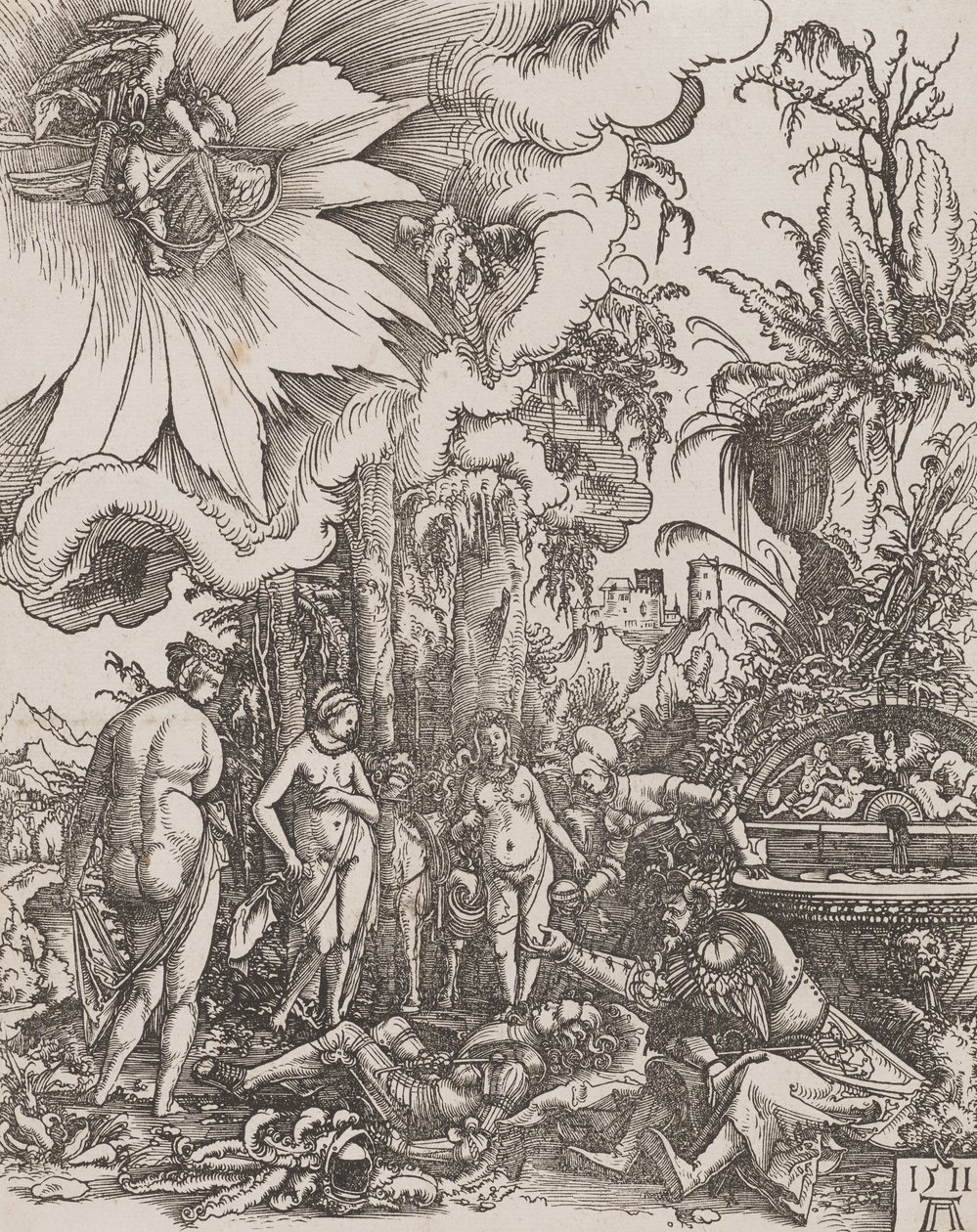 O julgamento de Paris, 1511 de Albrecht Altdorfer