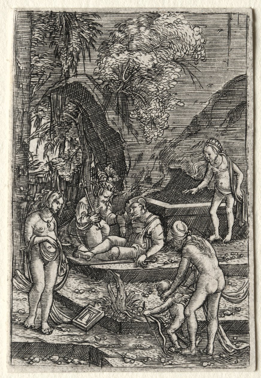 O Julgamento de Paris, 1511. de Albrecht Altdorfer