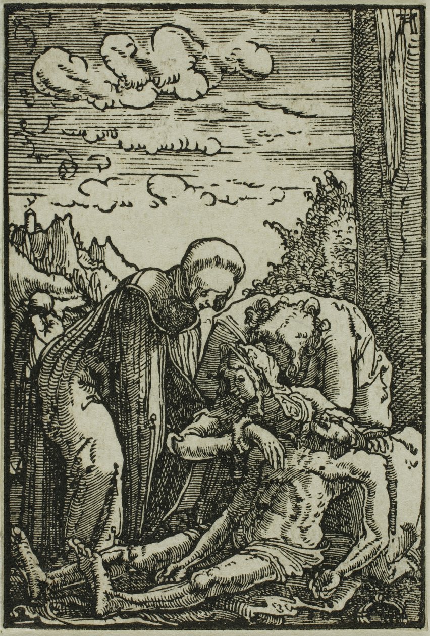 A Lamentação da Virgem, de A Queda e Redenção do Homem de Albrecht Altdorfer