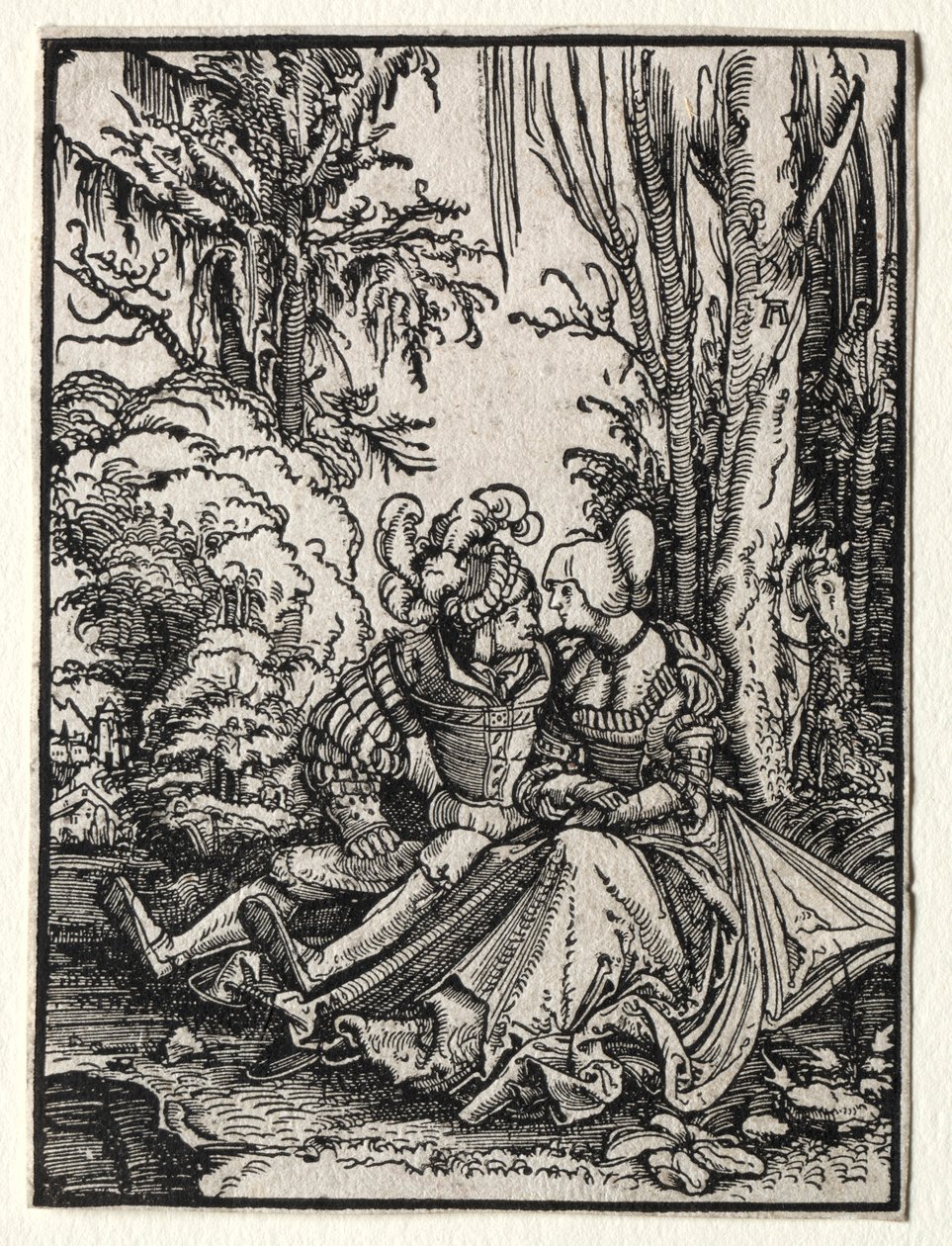 Os Amantes, 1511. de Albrecht Altdorfer