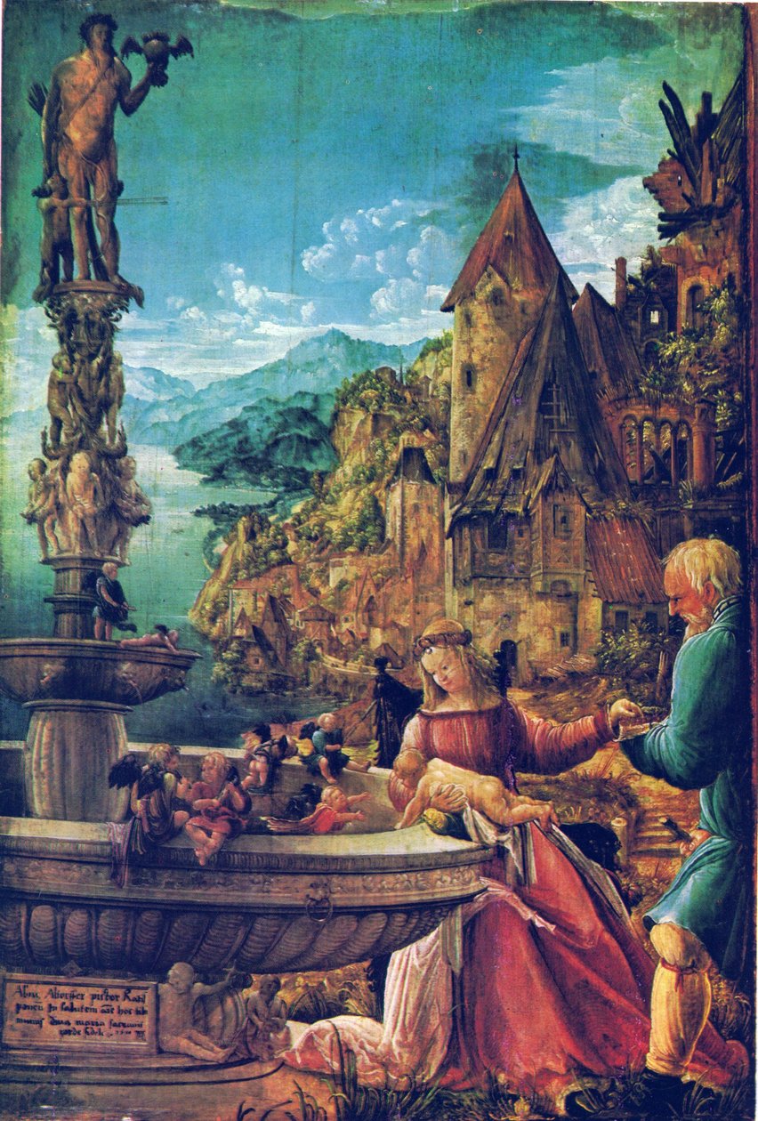 O resto da fuga para o Egito de Albrecht Altdorfer