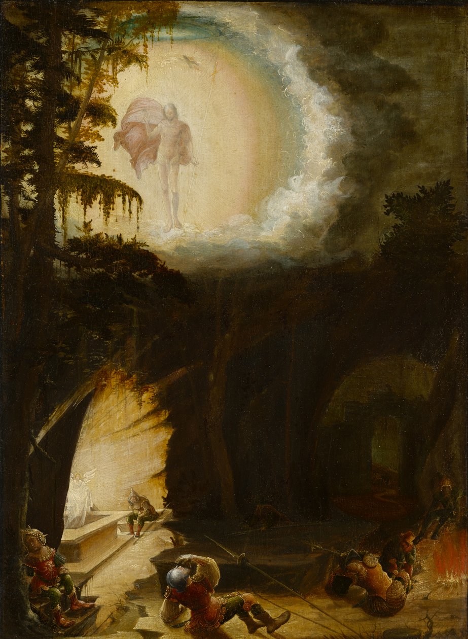 A ressurreição, 1527 de Albrecht Altdorfer