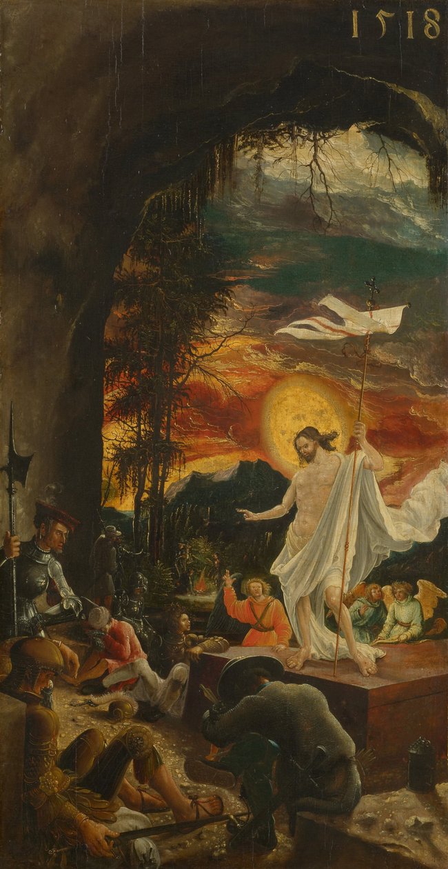 A ressurreição de Cristo, 1518 de Albrecht Altdorfer