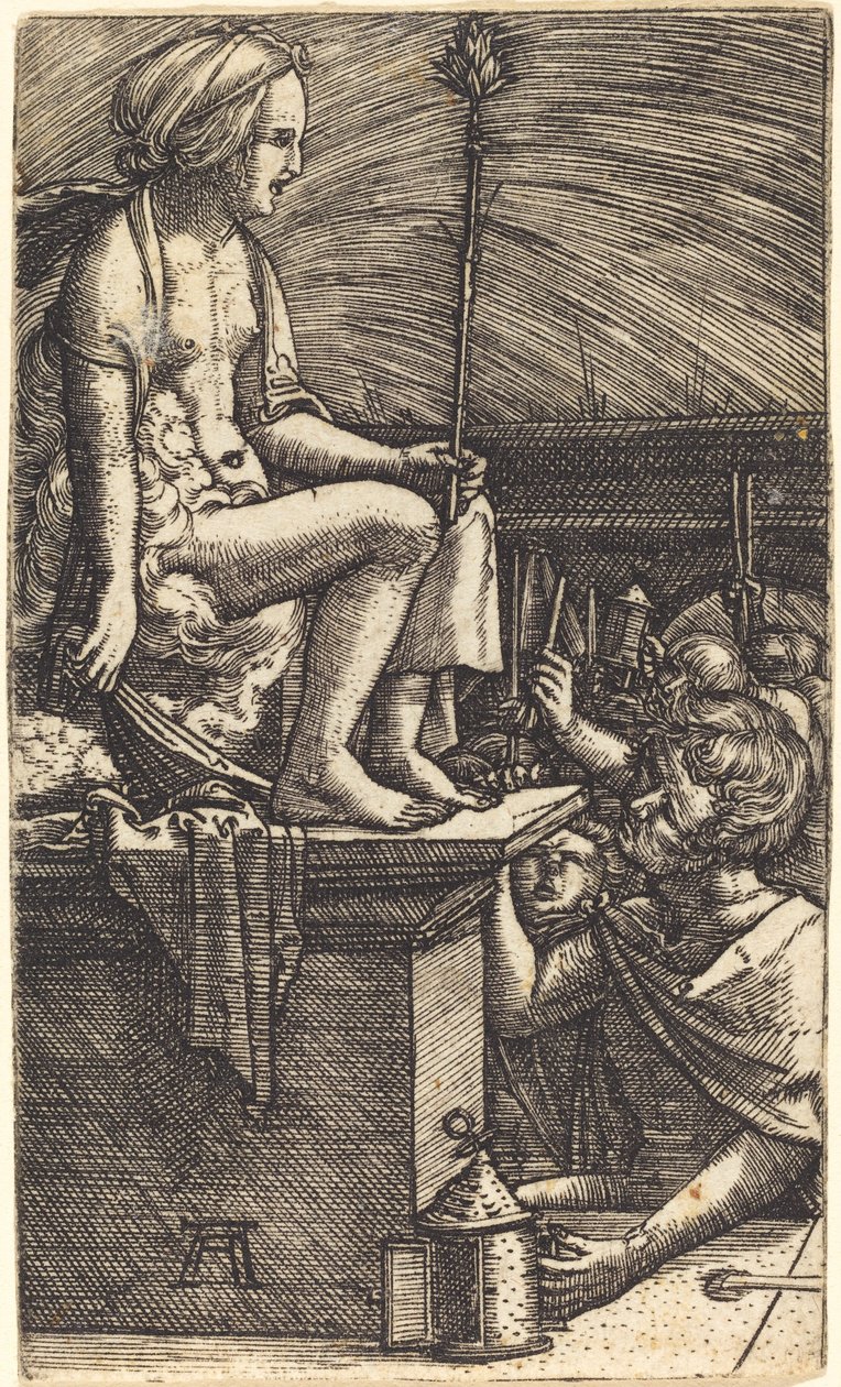 A Cortesã Romana (A Vingança do Mago Virgílio) de Albrecht Altdorfer