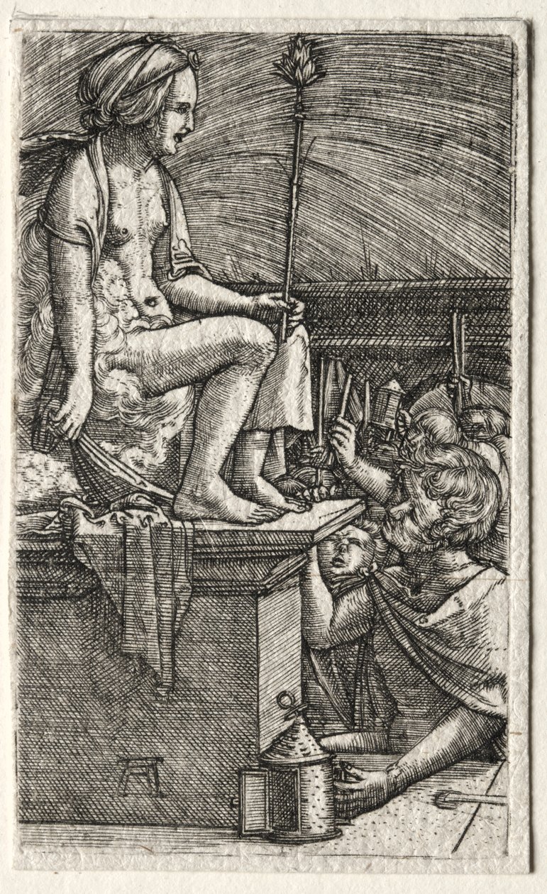 A cortesã romana ou a vingança do feiticeiro Virgílio de Albrecht Altdorfer