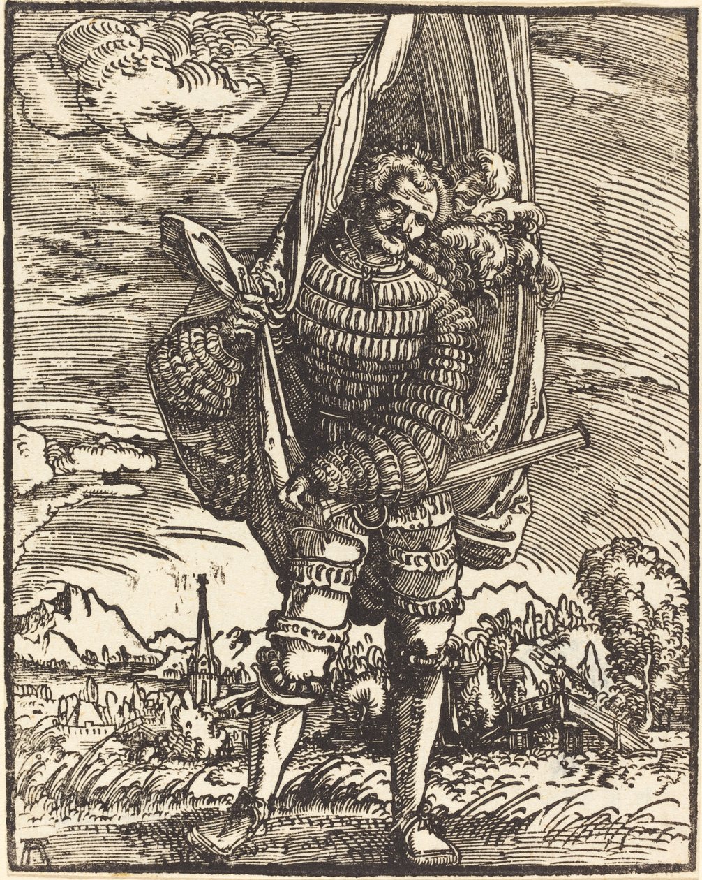O porta-estandarte de Albrecht Altdorfer