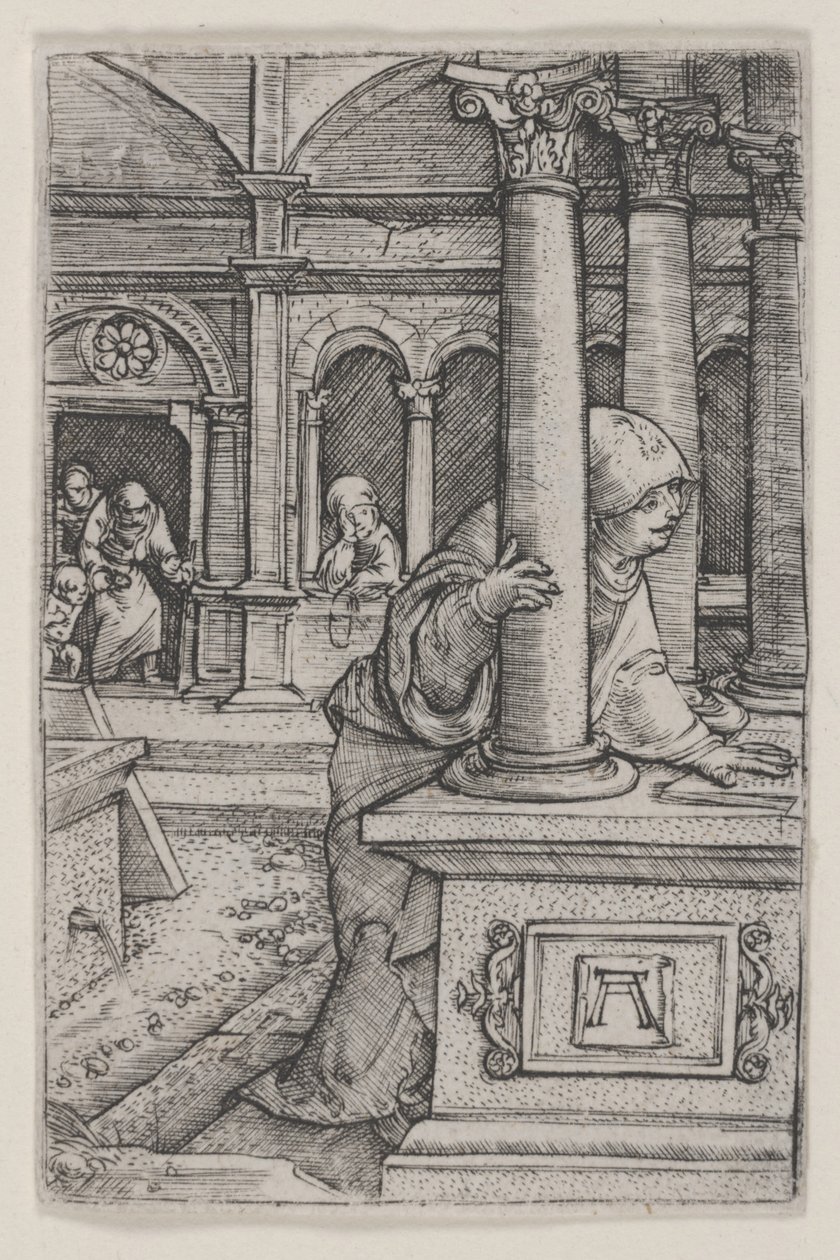 A Virgem à Procura de Jesus no Templo de Albrecht Altdorfer