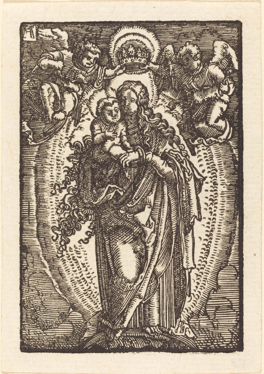 A Virgem como Rainha do Céu de Albrecht Altdorfer