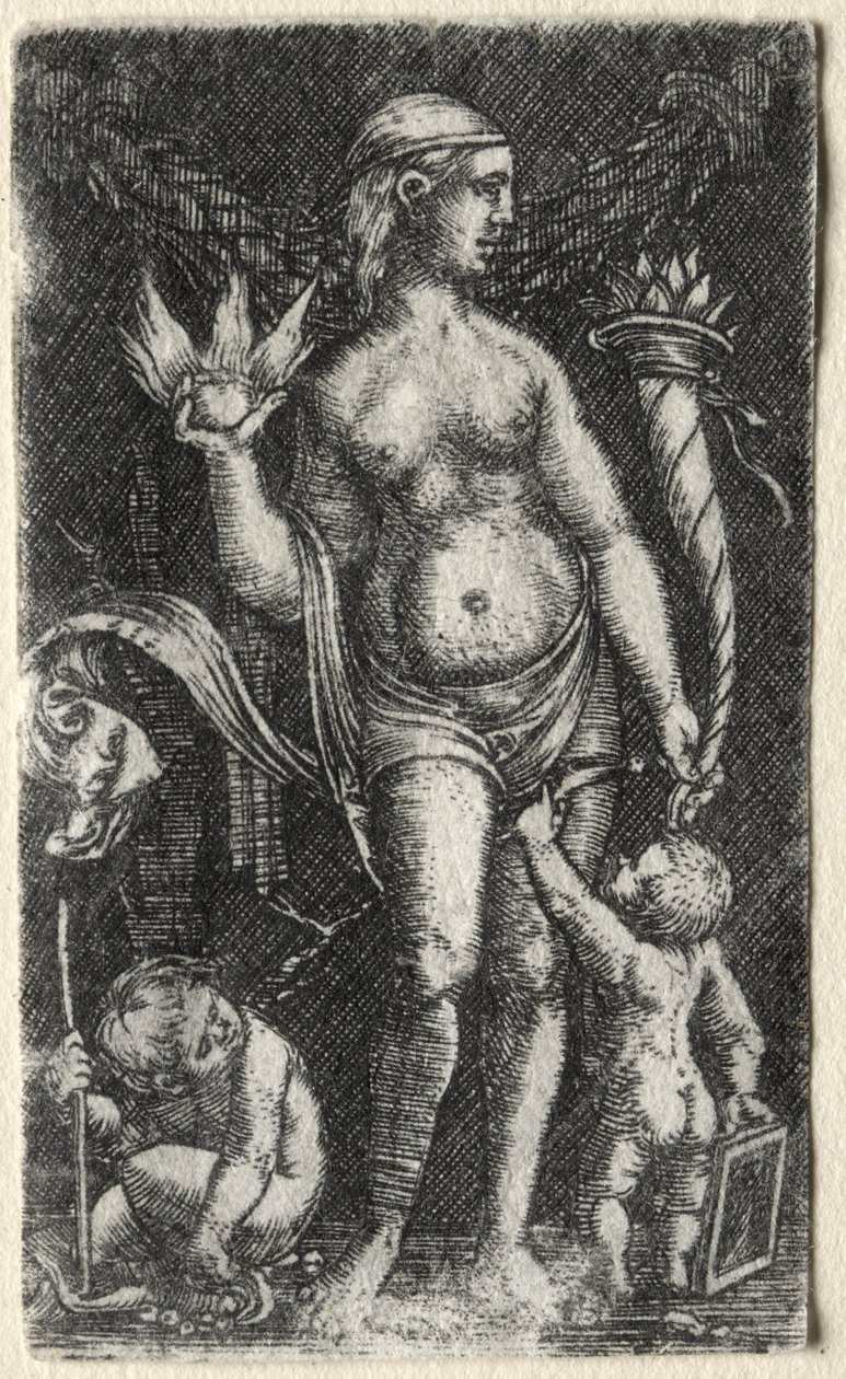 Vênus entre dois cupidos de Albrecht Altdorfer