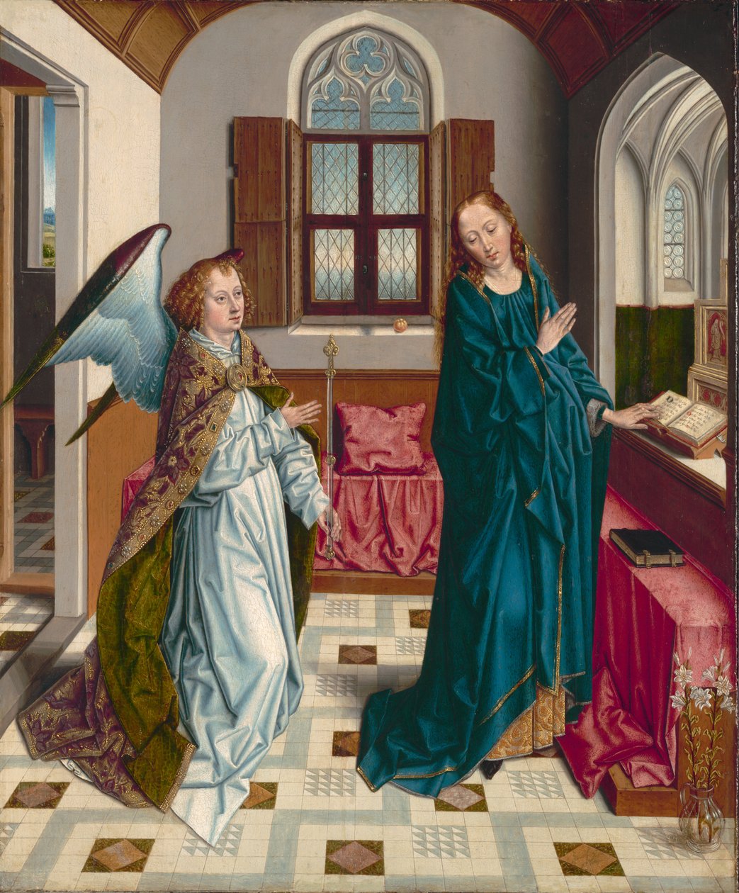 A Anunciação, c.1480 de Albrecht Bouts