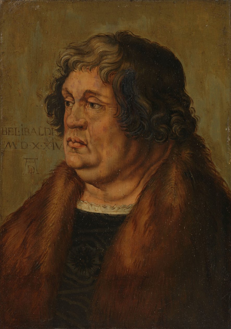 Willibald Pirkheimer (1470-1530) de Albrecht Dürer (copy after)