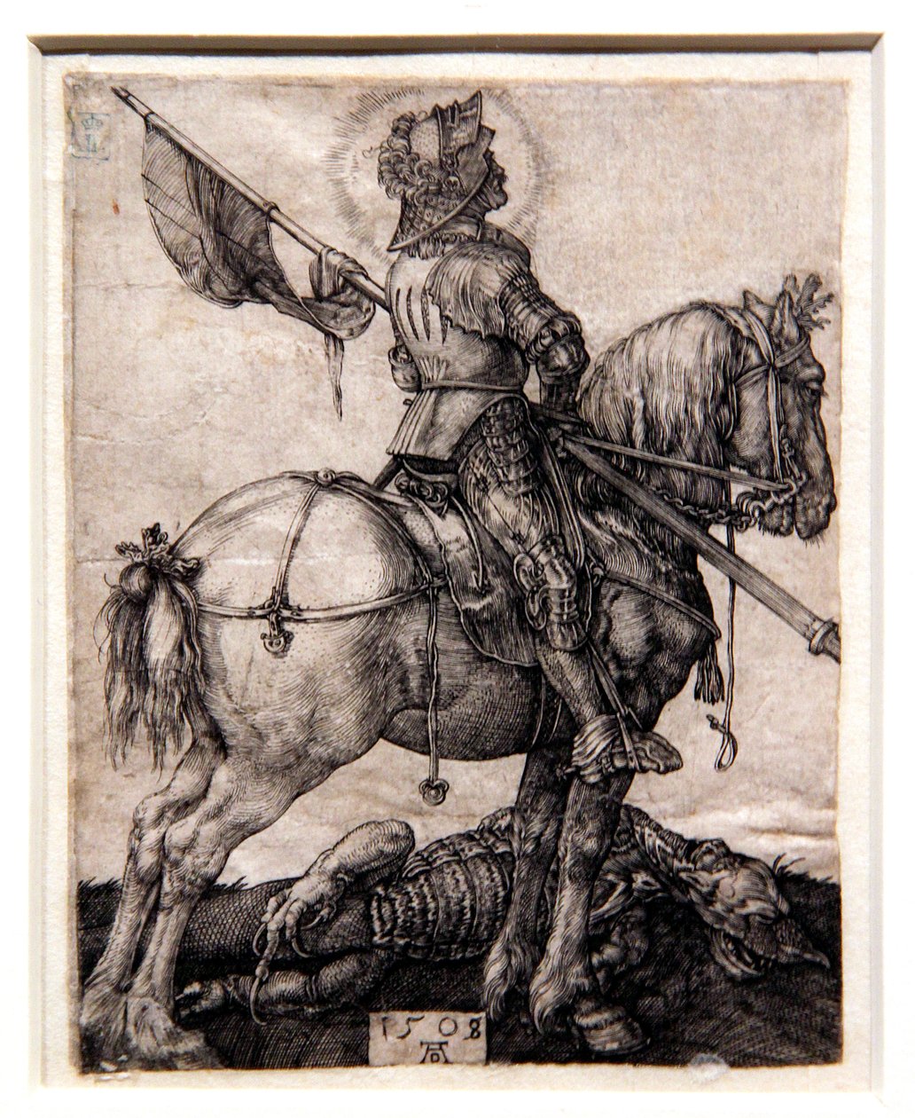0 St Georges à cheval - Albrecht Dürer - BRB Bruxelles - Mac