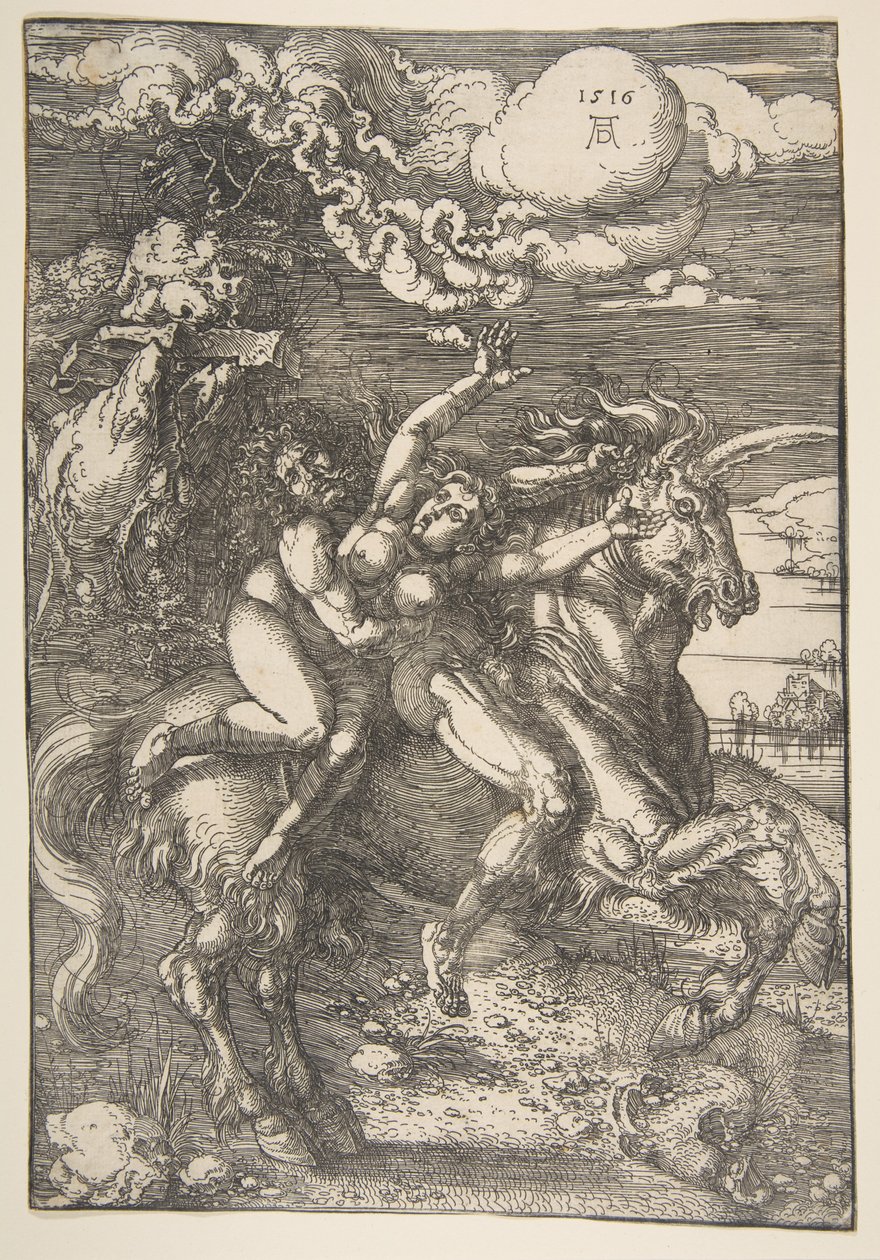 Rapto de Prosérpina de Albrecht Dürer