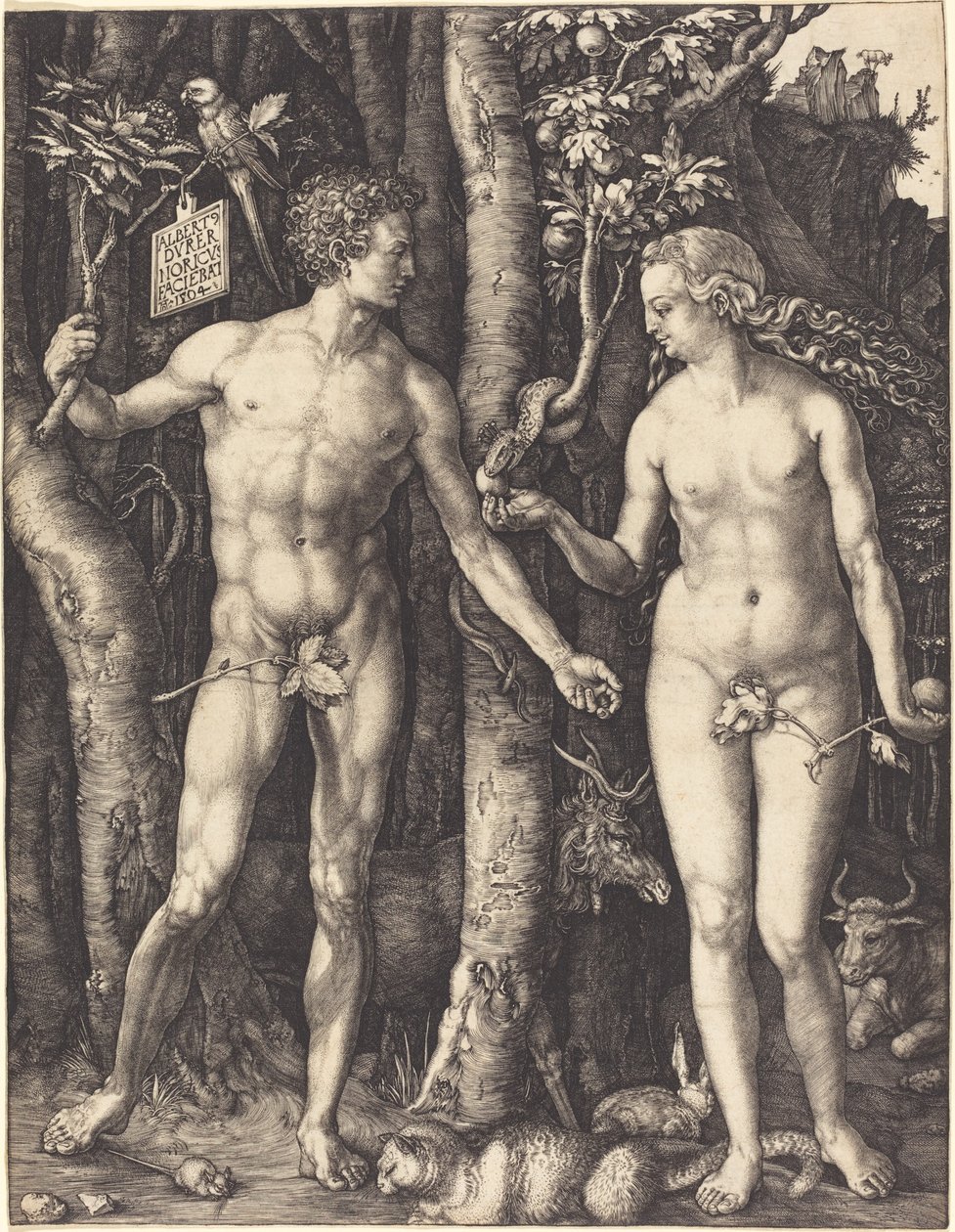 Adão e Eva de Albrecht Dürer