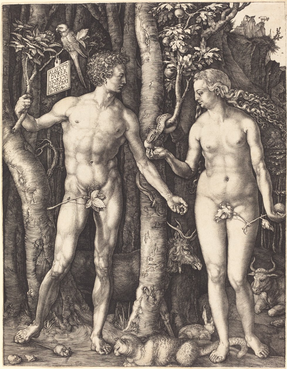 Adão e Eva de Albrecht Dürer
