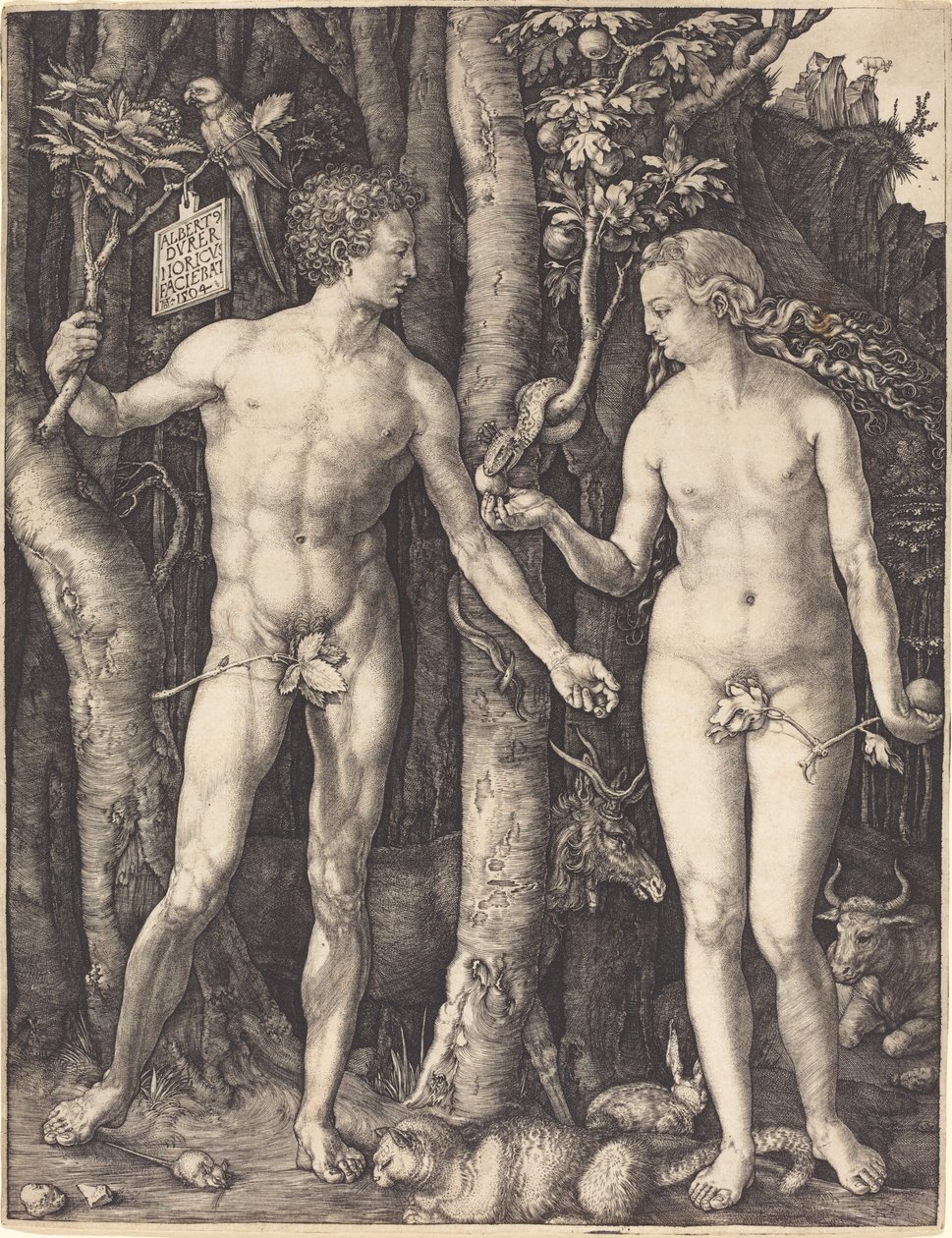 Adão e Eva de Albrecht Dürer