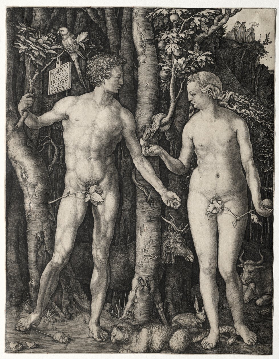 Adão e Eva de Albrecht Dürer