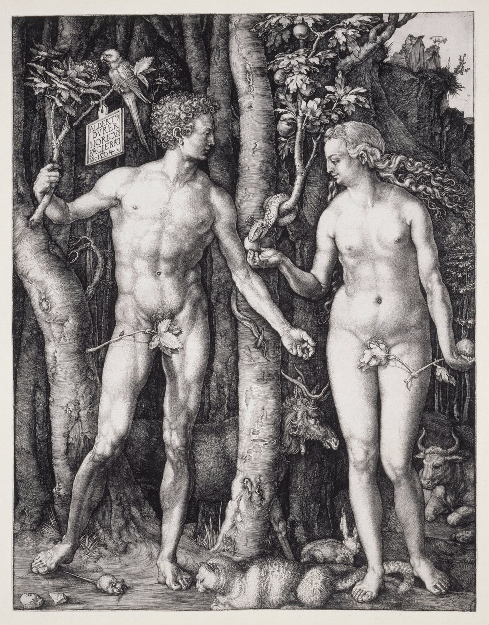 Adão e Eva de Albrecht Dürer
