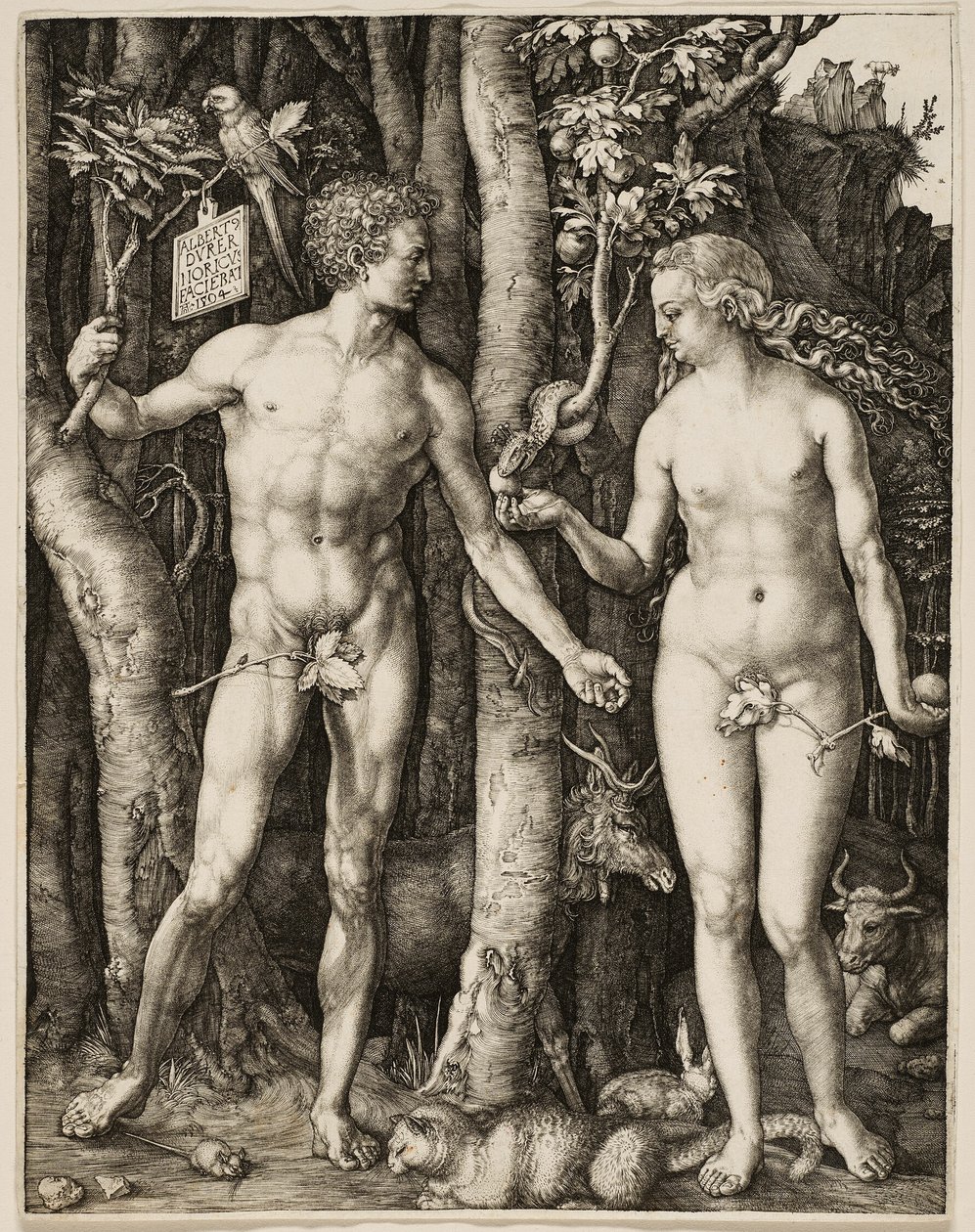 Adão e Eva de Albrecht Dürer