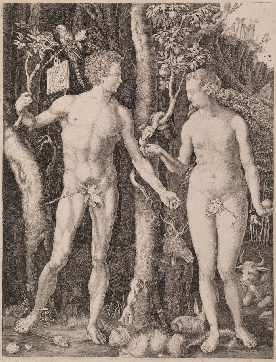 Adão e Eva de Albrecht Dürer